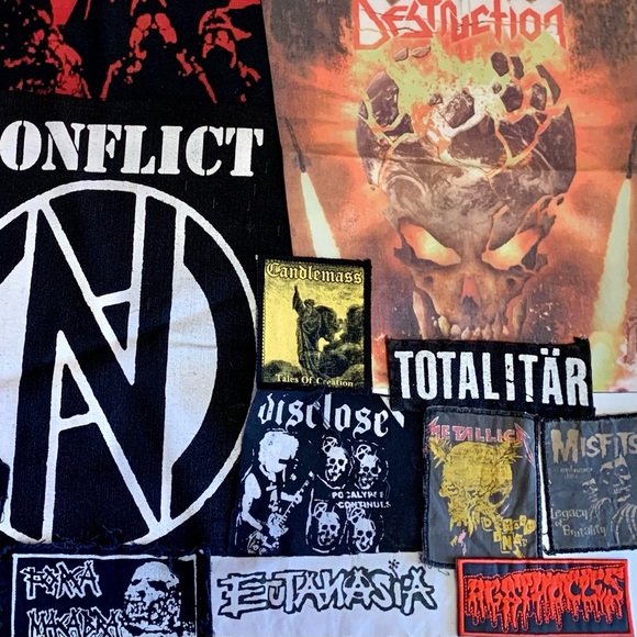 Bundle of Metal and Punk Vintage Patches - Picture 2 of 3